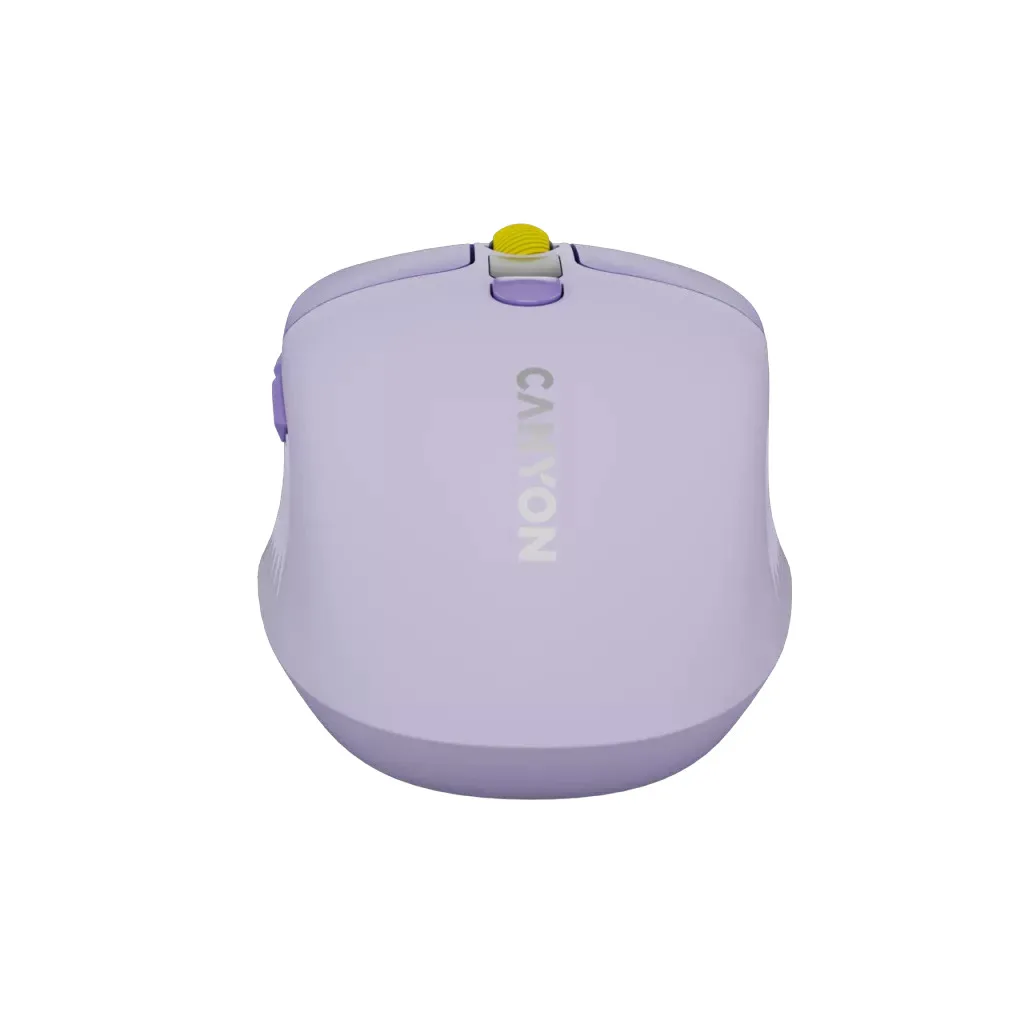 Мышь Canyon MW-26 LCD Silent Dual Mode Wireless Violet