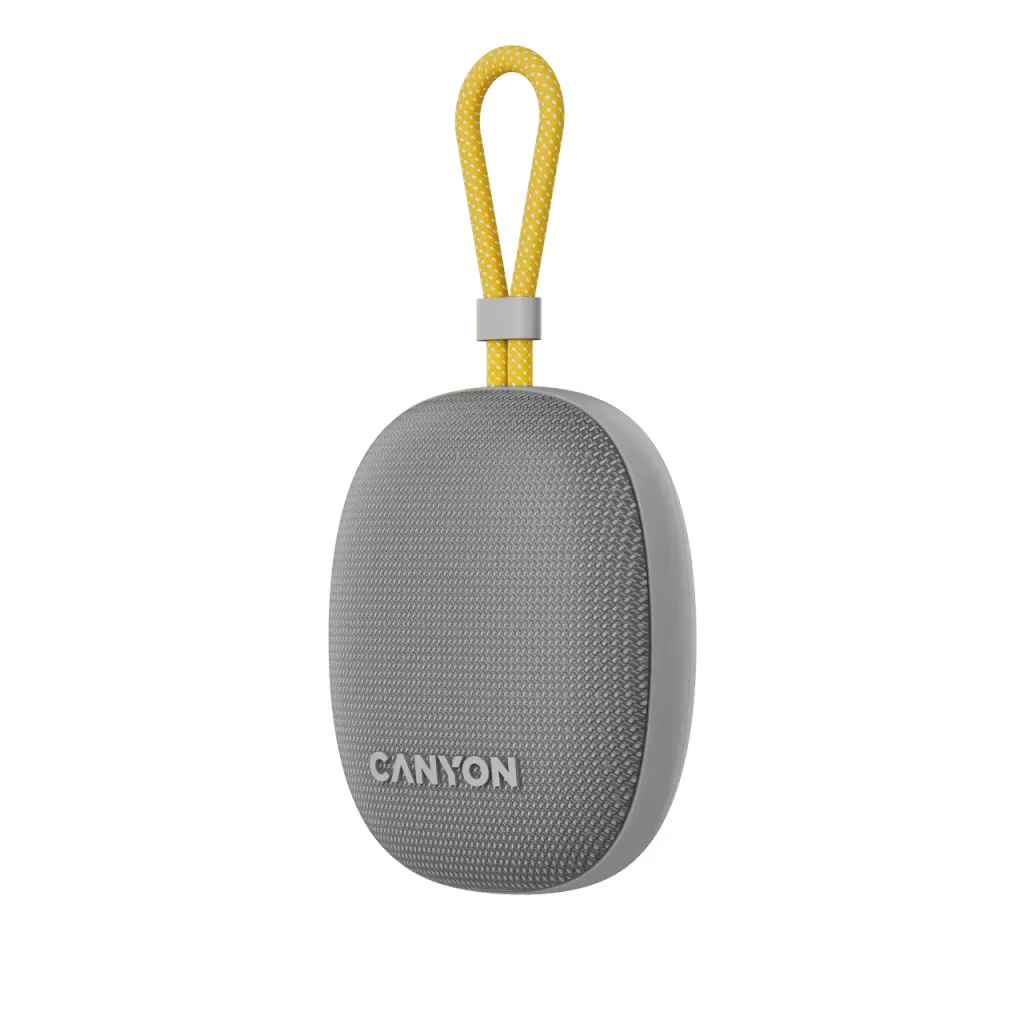 Портативная колонка Canyon OnMove 12 IPX7 TWS 5W Серый