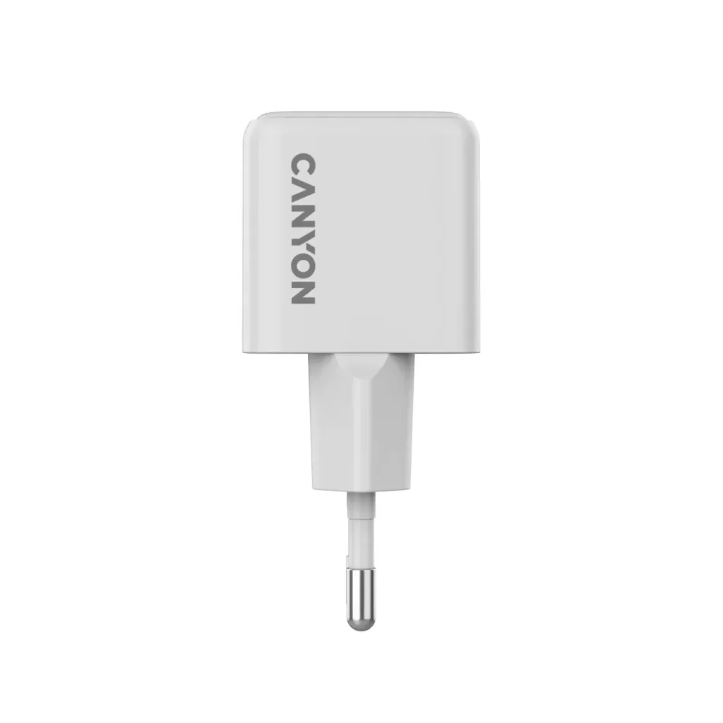 Адаптерная головка Canyon CU45CC GaN 45W 2xPD EU White