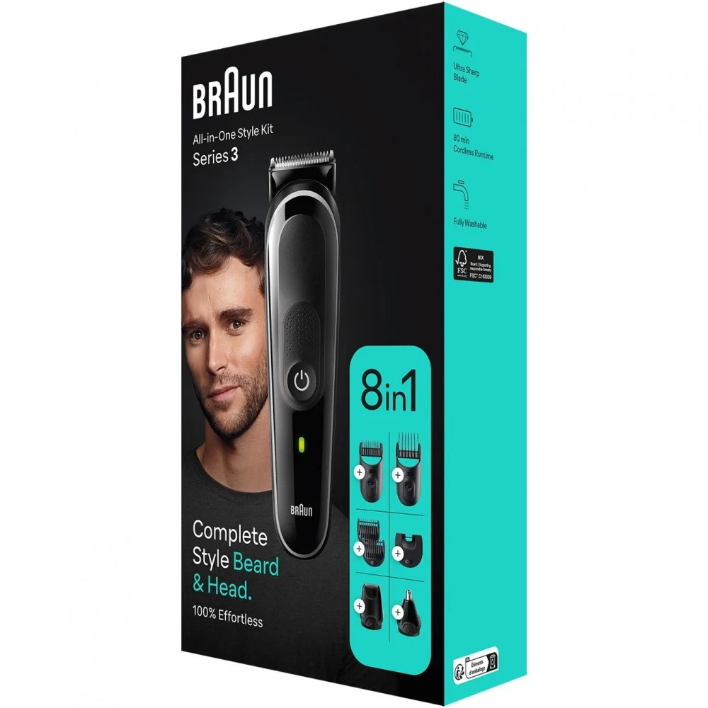 Триммер Braun Series 3 MGK3440 Черный