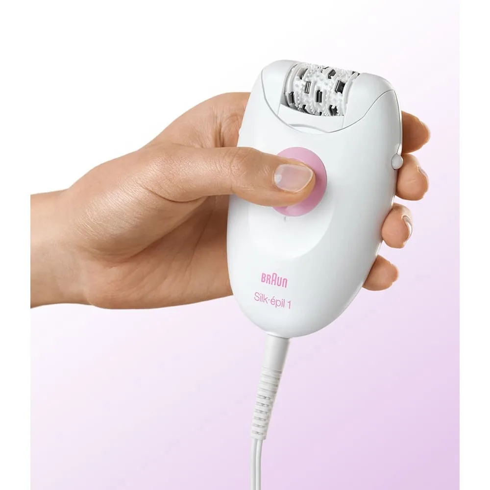 Эпилятор Braun Silk Epil 1 SE 1-000 Розовый