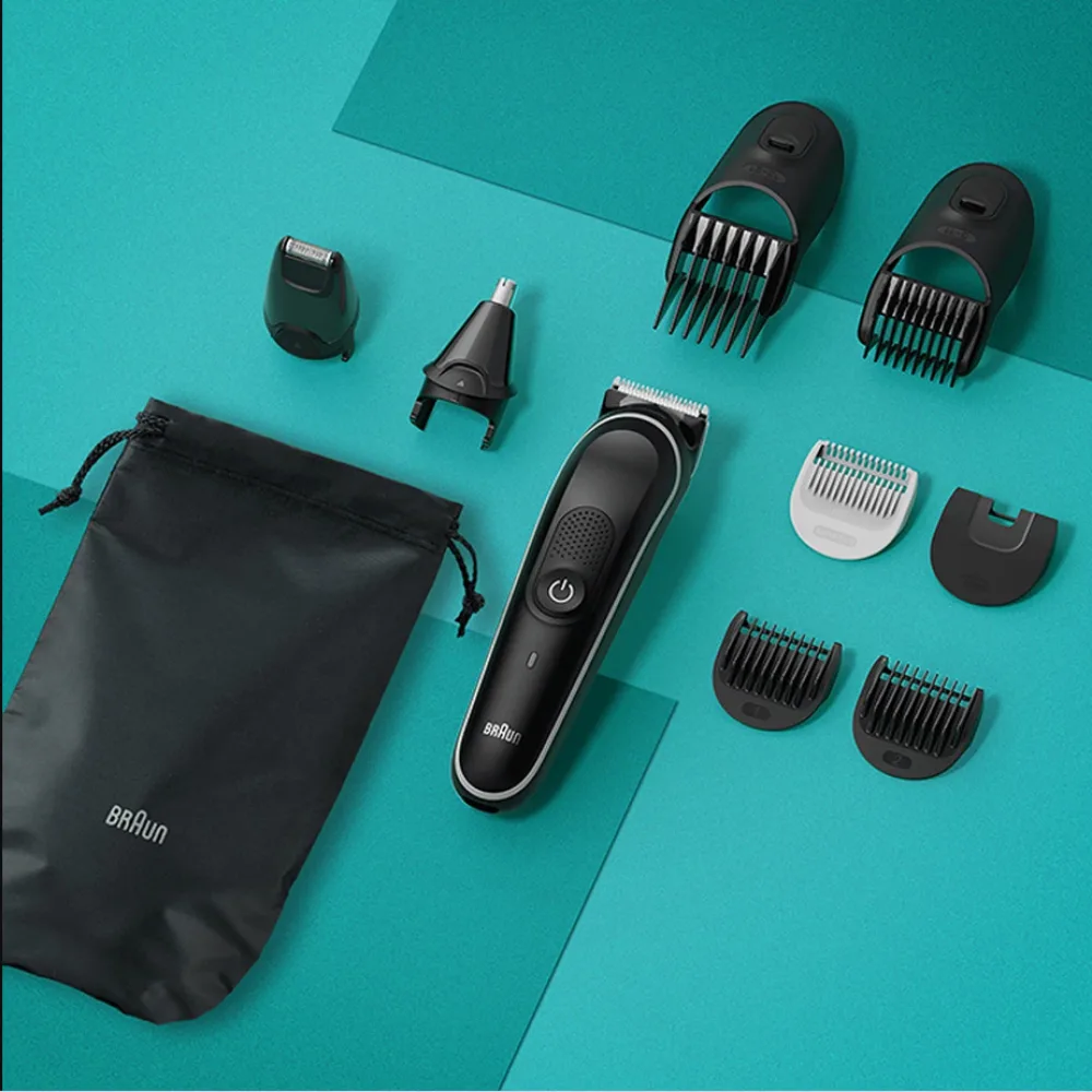 Триммер Braun MGK5420 Черный Серый