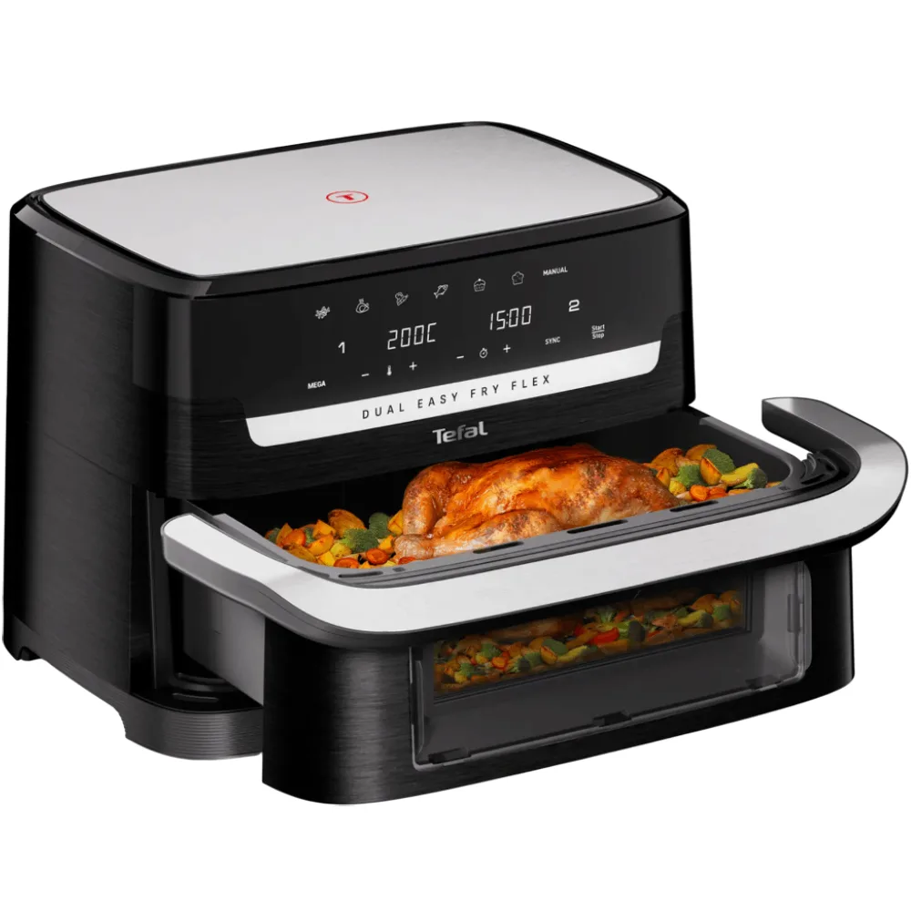 Аэрофритюрница Tefal Easy Fry Flex Dual
