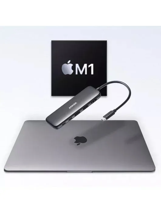 HUB Anker 332 USB-C Hub (5-in-1) Black (A8355H11)
