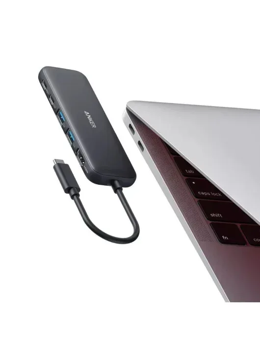 HUB Anker 332 USB-C Hub (5-in-1) Black (A8355H11)