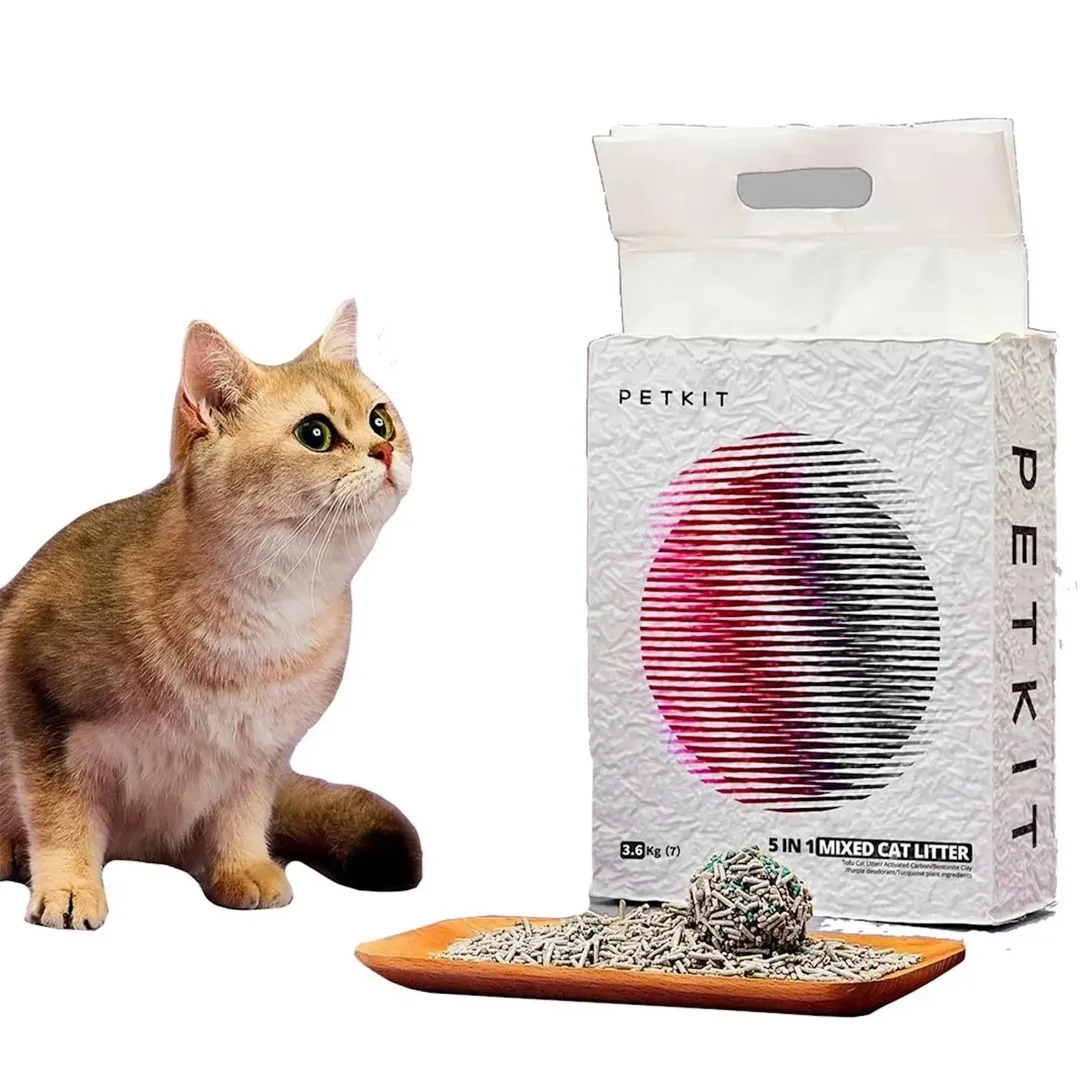 Комбинированный наполнитель для кошачьего туалета Petkit 5 в 1 (PKCL04) (QUM)