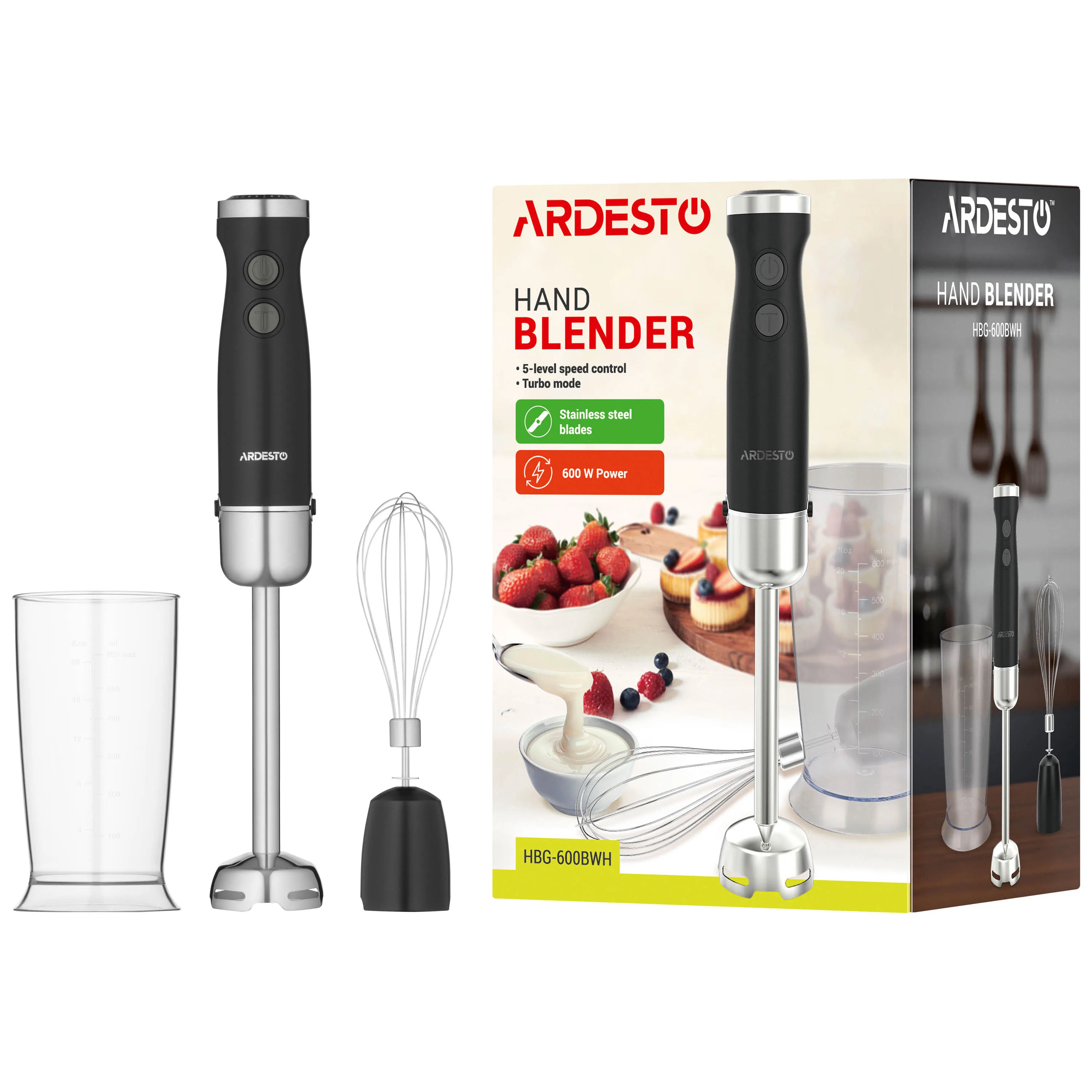 Blender Ardesto HBG-600BWH