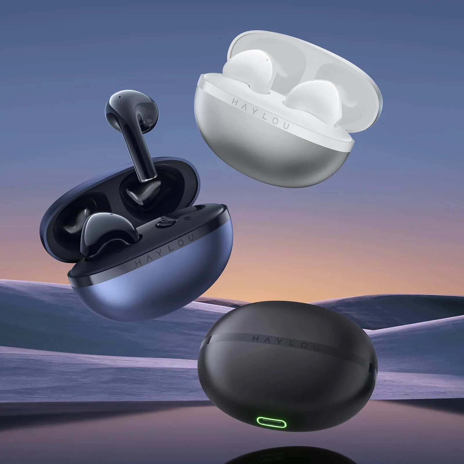 Наушники Haylou X1 2023 Bluetooth Earphones Silver