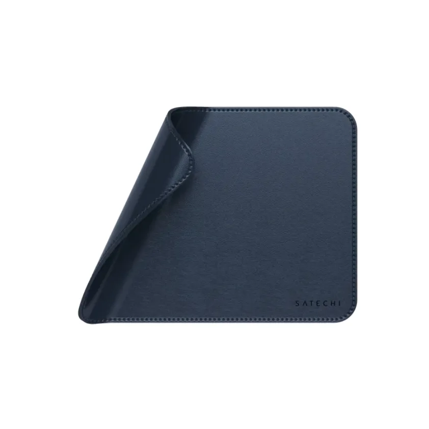 Коврик для мыши Satechi Vegan-Leather Premium Mouse Pad Blue, синий