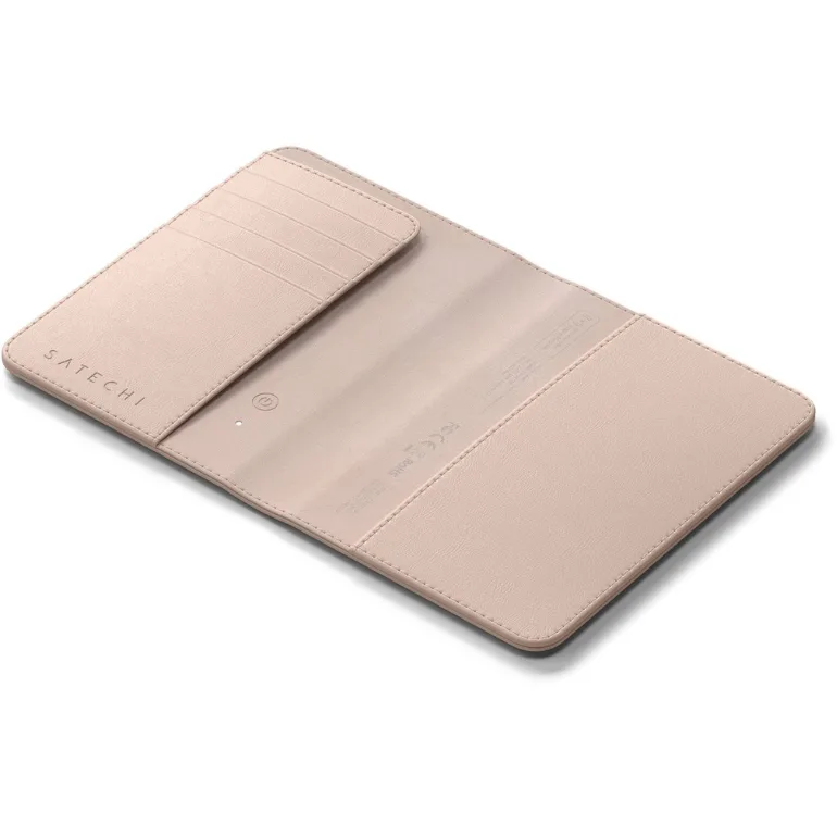 Pasport üçün trekkerli örtük Satechi Vegan-Leather FindAll Passport Cover Desert Rose