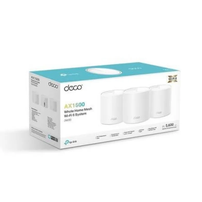 TP-Link — Deco X10 (комплект из 3 шт.) (Mesh-система Wi-Fi 6 класса AX1500 для всего дома)  
