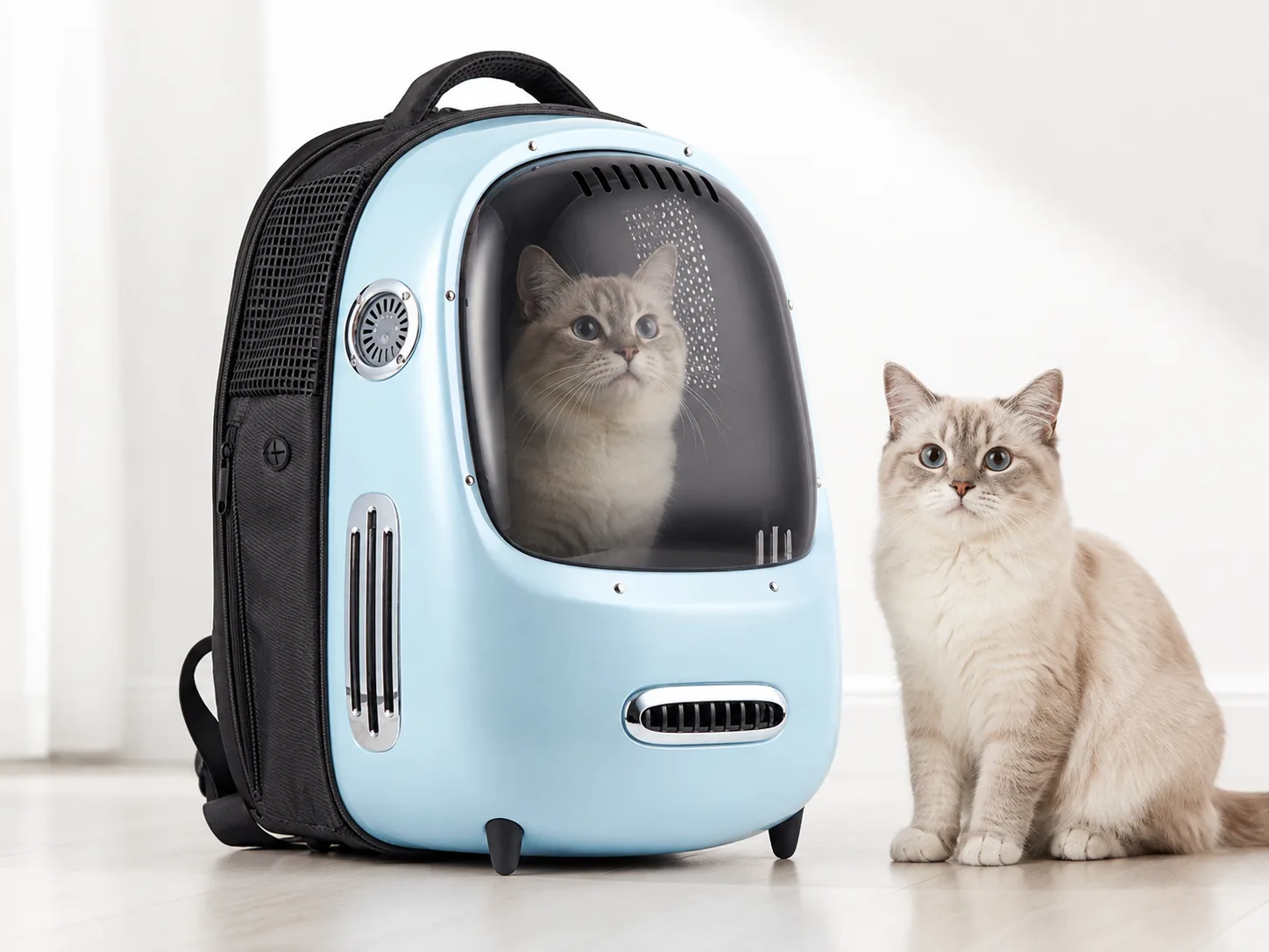 Petkit Breezy Smart Cat Carrier-Tiffany Blue