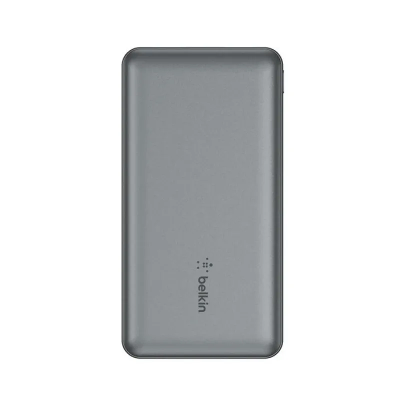 Внешний аккумулятор Belkin 10K с портами USB-A и USB-C, 15 Вт, серый космос