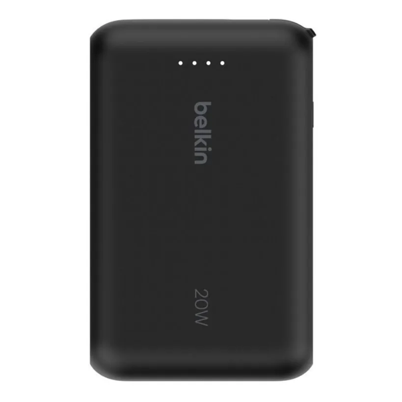 Power bank Belkin 10K PD20W Integrated USB-C Cable Black 