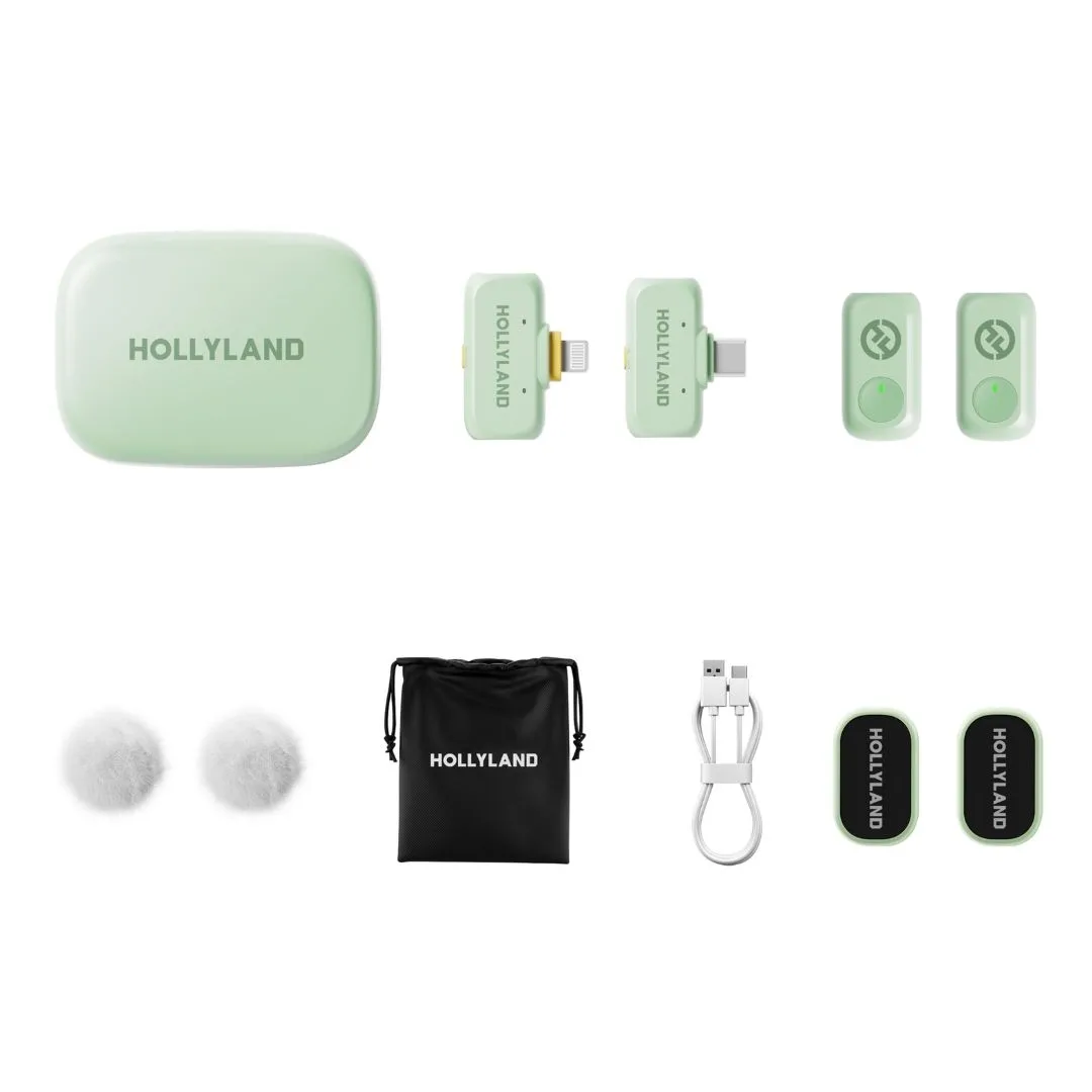 Mikrafon Hollyland Lark A1 Green (lightning version)
