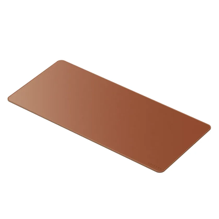 Коврик для мыши и клавиатуры Satechi Vegan-Leather Premium Desk Mat, коричневый