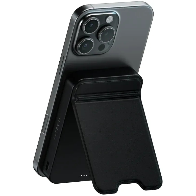 Power bank Satechi Qi2 10K Magnetic with Stand Black
