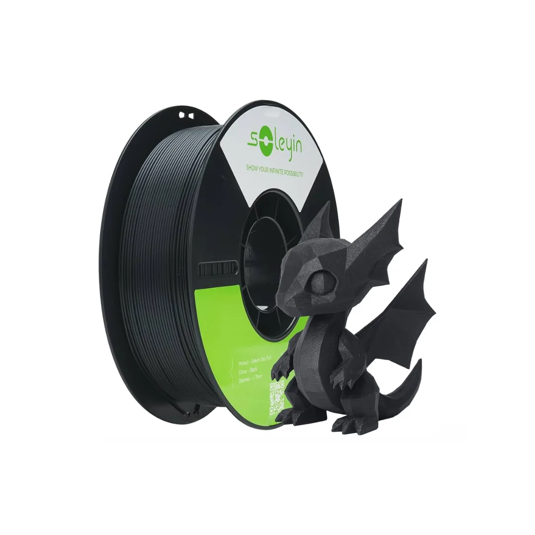 Soleyin Ultra PLA Чёрный 1.75 мм 1 кг