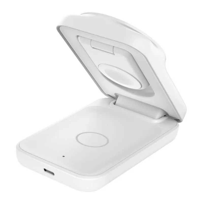 Enerji toplama cihazi Belkin 25W Qi2 3-in-1 Foldable charger White