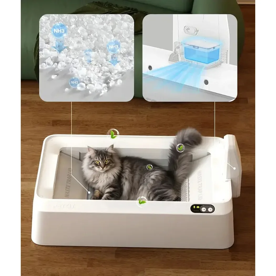 Автоматический туалет для кошек Petkit Purobot Crystal Duo With Camera (P9905)