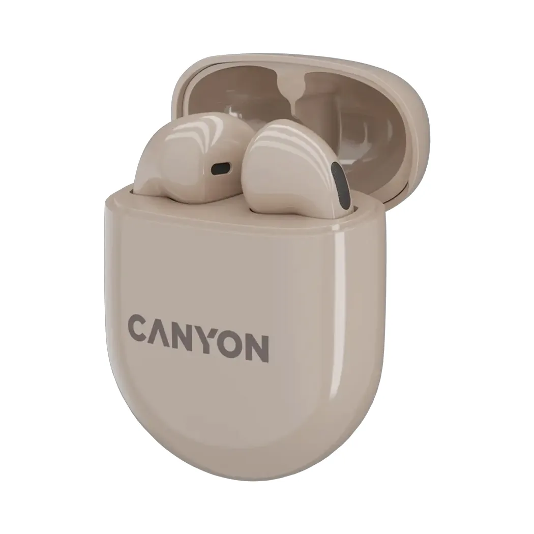 Беспроводные наушники Canyon TWS-6 Beige (CNS-TWS6BE) 