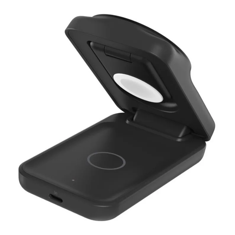 Enerji toplama cihazi Belkin 25W Qi2 3-in-1 Foldable charger Black