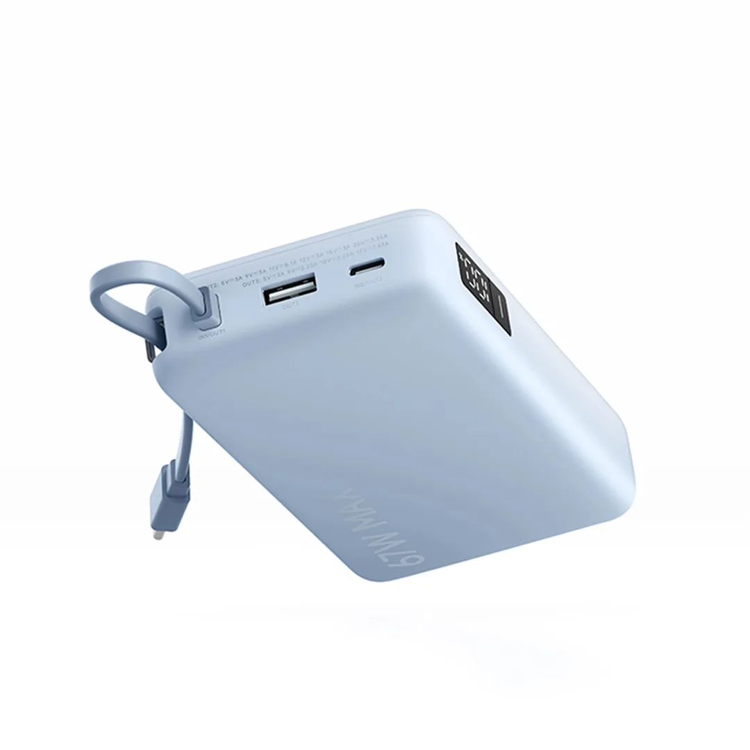 Xiaomi 67W Power Bank 10000 (Integrated Cable) Ice Blue