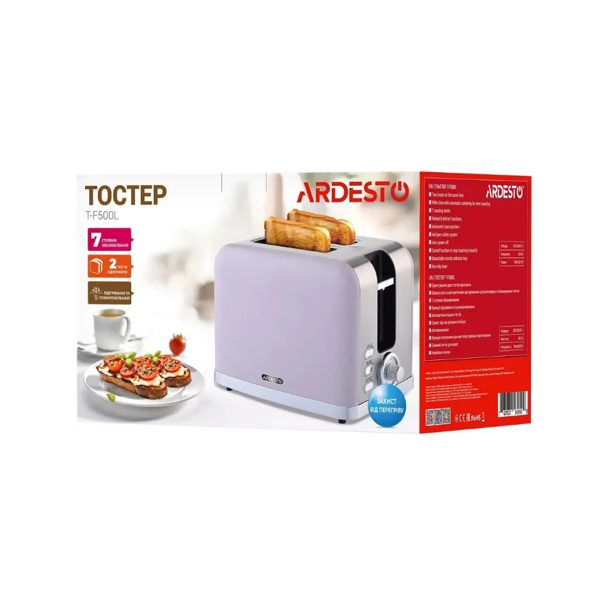 Toster Ardesto T-F500L