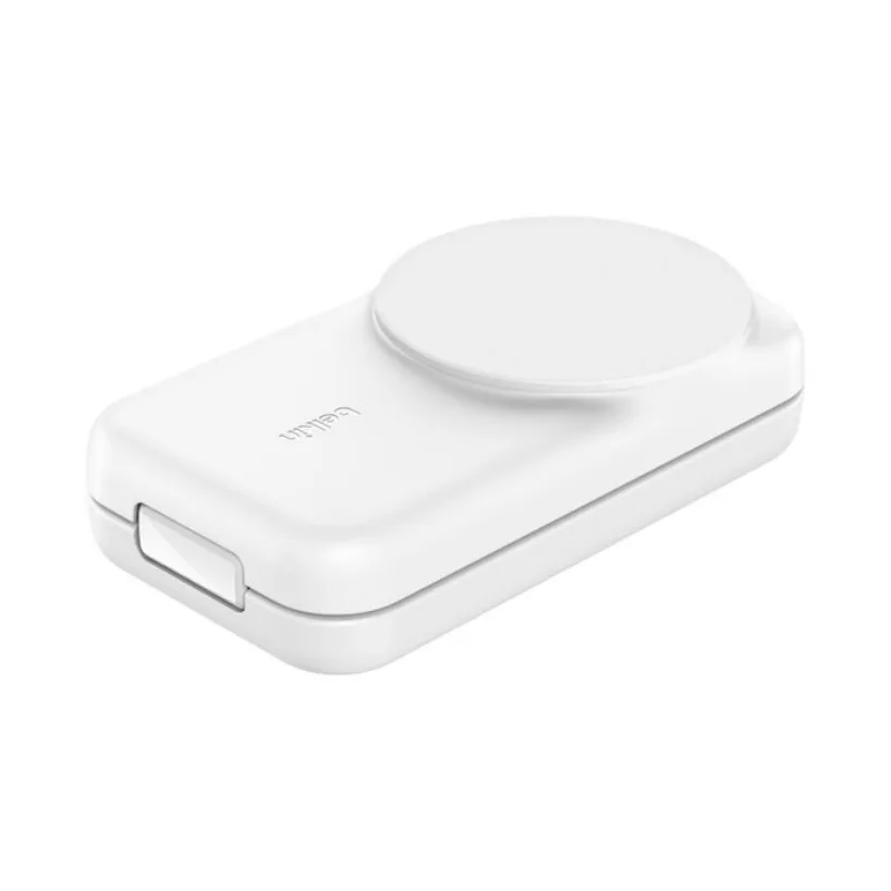 Enerji toplama cihazi Belkin 25W Qi2 3-in-1 Foldable charger White