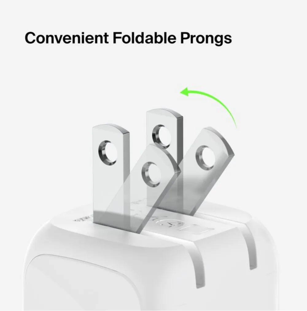 Сетевой адаптер Belkin 20W USB-C PD Cube с поддержкой PPS, белый