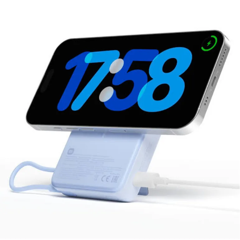 внешний аккумулятор Xiaomi Magnetic 10000 with Built-In Синий Stand (BHR08PCGL)