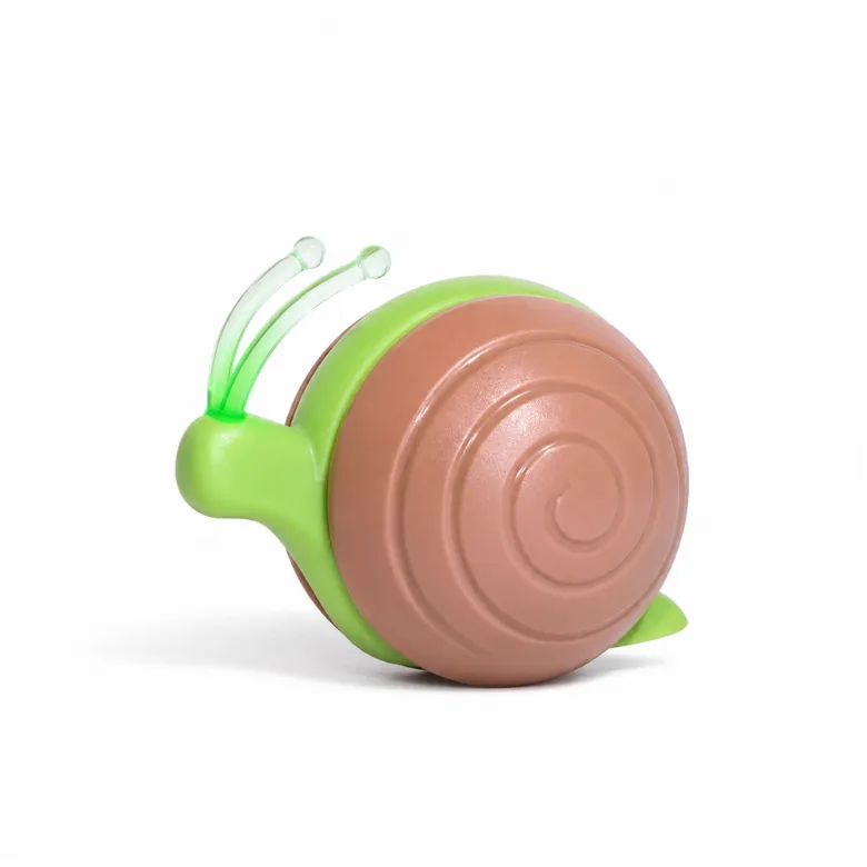 Игрушка для кошек Cheerble Wicked Snail, коричнево-зелёная