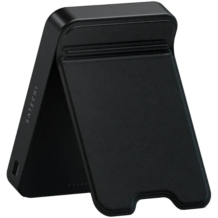 Power bank Satechi Qi2 10K Magnetic with Stand Black