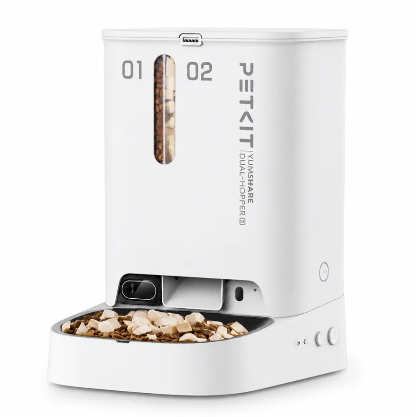 Petkit Yumshare Dual-Hopper with Camera Smart Pet Feeder 2 (P592)