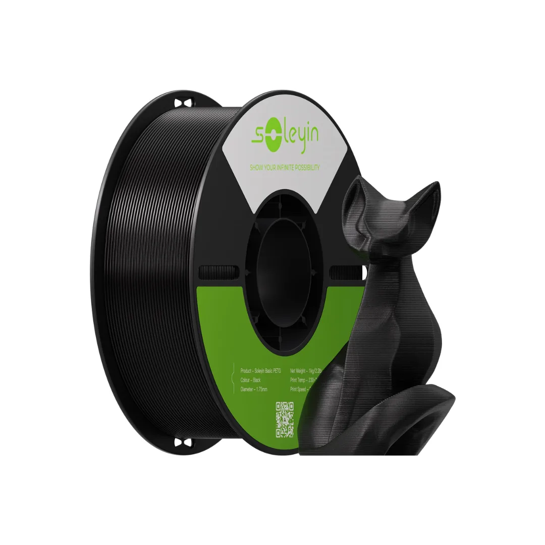 Soleyin Basic PETG Чёрный 1.75 мм 1 кг