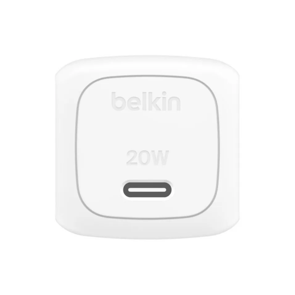 Сетевой адаптер Belkin 20W USB-C PD Cube с поддержкой PPS, белый