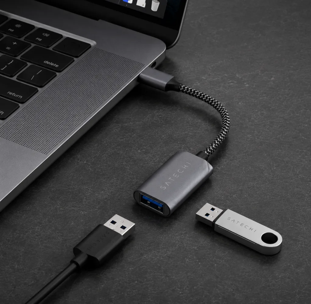 HUB Satechi Aluminum USB-C to USB 3.0 Adapter Space Gray