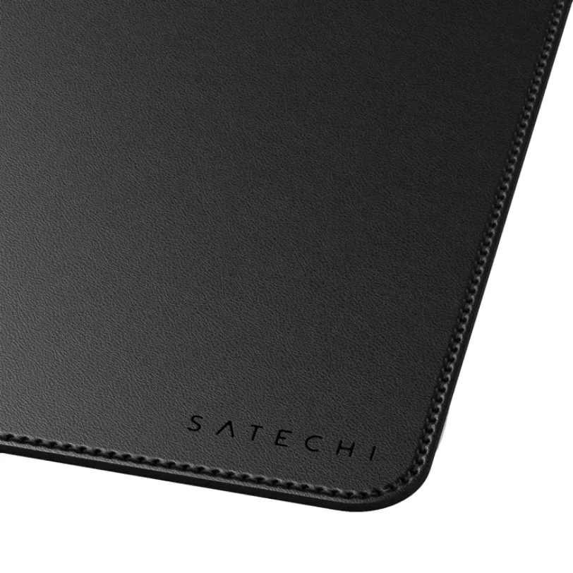 Mouse və klaviatura altlığı Satechi Vegan-Leather Premium Desk Mat Black