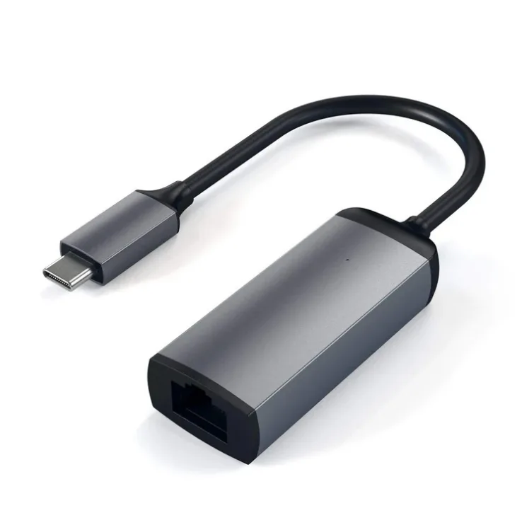 HUB Satechi Aluminum Type-C to Gigabit Ethernet Adapter Space Gray