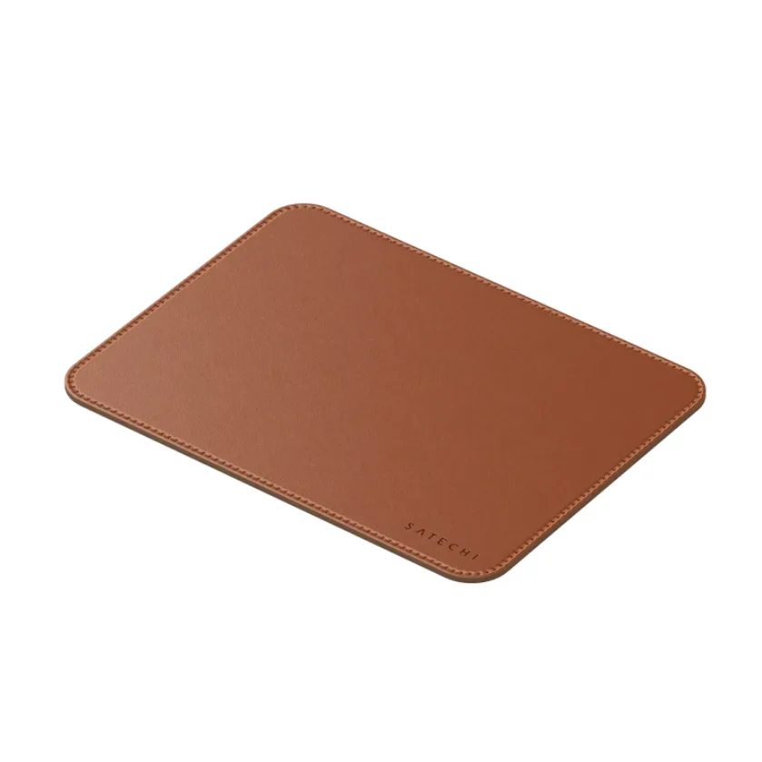 Коврик для мыши Satechi Vegan-Leather Premium Mouse Pad Brown, коричневый