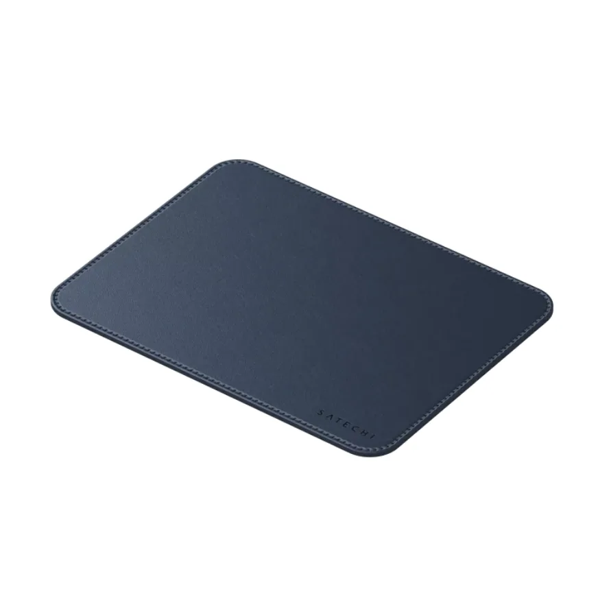 Коврик для мыши Satechi Vegan-Leather Premium Mouse Pad Blue, синий