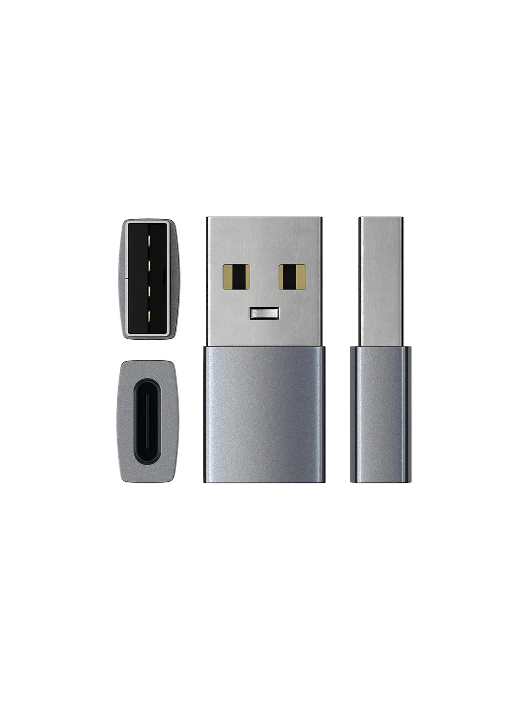 Adapter Satechi Type-A to Type-C Space Gray