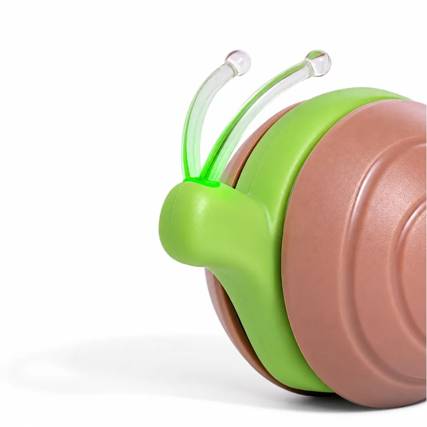 Игрушка для кошек Cheerble Wicked Snail, коричнево-зелёная
