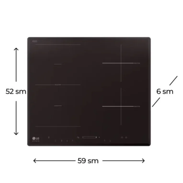İnduksiyalı plitə LG HU642VH.CBKUCIS