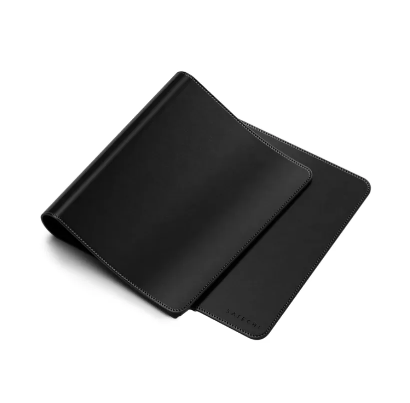 Mouse və klaviatura altlığı Satechi Vegan-Leather Premium Desk Mat Black