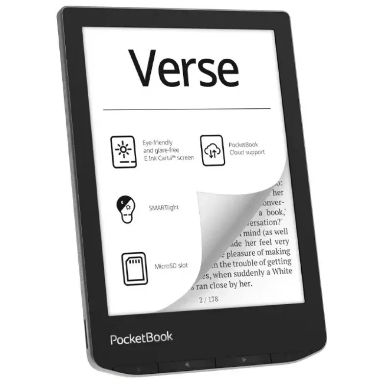 Электронная книга-ридер PocketBook 629 Verse Туманно-серый