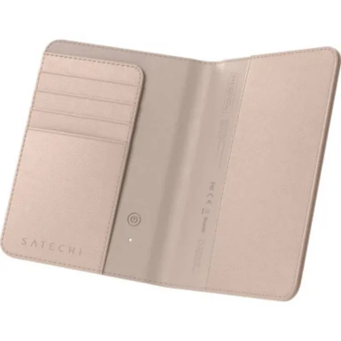 Pasport üçün trekkerli örtük Satechi Vegan-Leather FindAll Passport Cover Desert Rose