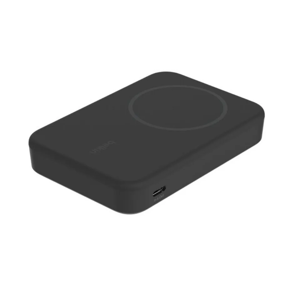 Power bank Belkin 8K Qi2 MagSafe compatible with kick stand Black