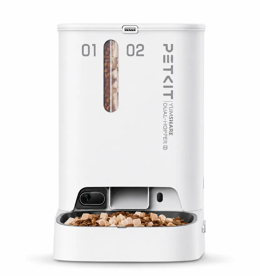 Petkit Yumshare Dual-Hopper with Camera Smart Pet Feeder 2 (P592)