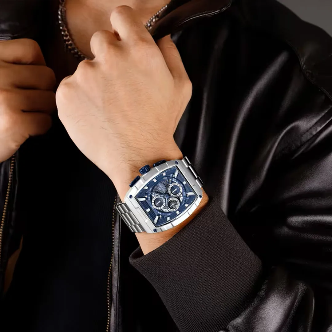 Мужские наручные часы Naviforce 8066 Silver Blue